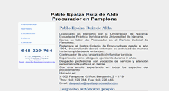Desktop Screenshot of epalzaprocurador.com