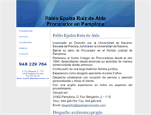 Tablet Screenshot of epalzaprocurador.com